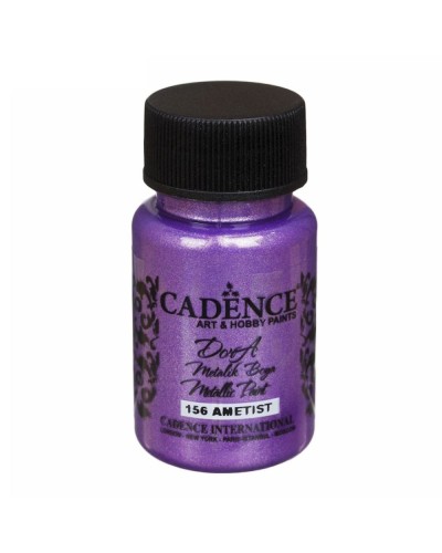 Akril boya-metallik Cadence Dora Metallic Paint 156 Amethyst 50 ml