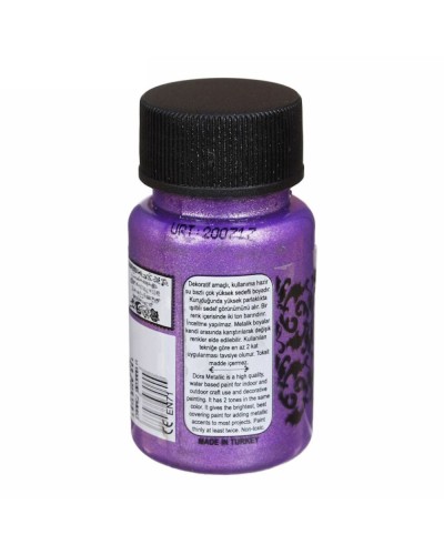 Akril boya-metallik Cadence Dora Metallic Paint 156 Amethyst 50 ml