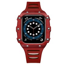Qayış və çexol Greatcase SW634 Apple Watch 45mm üçün Red