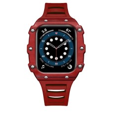 Qayış və çexol Greatcase SW634 Apple Watch 45mm üçün Red