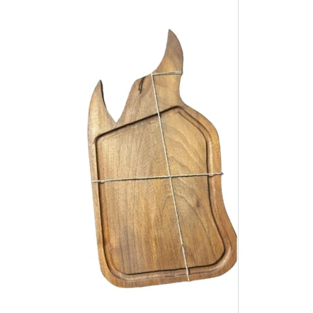 Тарелка для сервировки SLZ-591, прямоугольная, дерево, коричневая Тарелка для сервировки SLZ-591, прямоугольная, дерево, коричневая