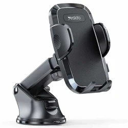 Автомобильный держатель для телефона Yesido C139 for 4”-6.7” Phones Black