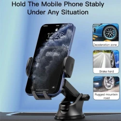 Автомобильный держатель для телефона Yesido C139 for 4”-6.7” Phones Black