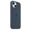 MagSafe ilə Silikon Case iPhone 15 Pro max Storm Blue