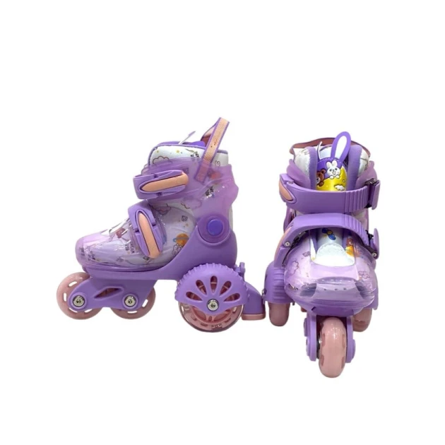 Роликовые коньки для детей M6750, фиолетовые, размер XS (26-29)