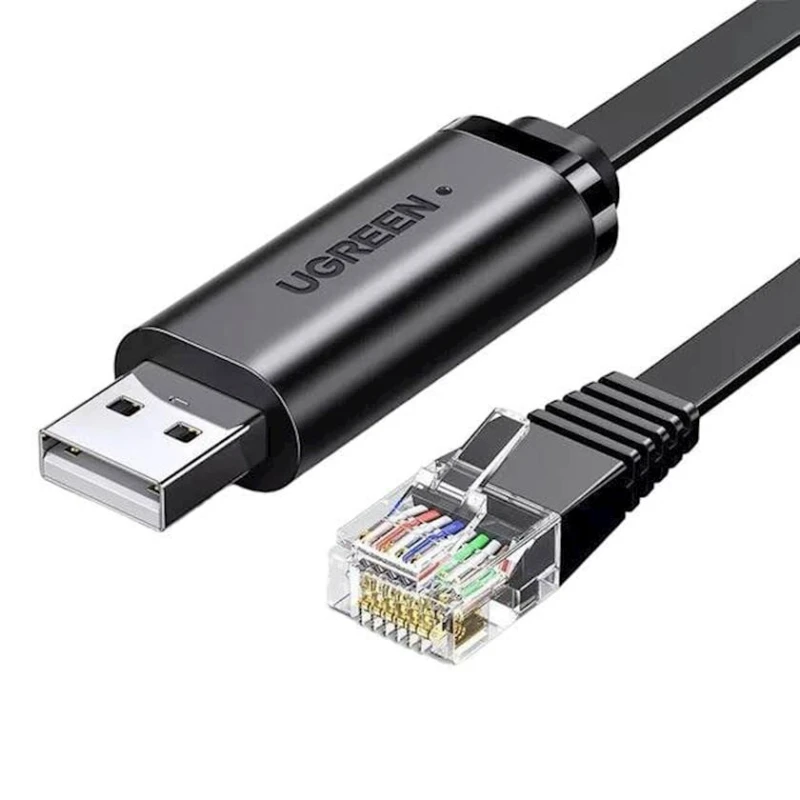 Konsol kabeli Ugreen CM204 USB Type-A to RJ-45, 1.5 m
