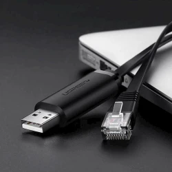 Консольный кабель Ugreen CM204 USB Type-A to RJ-45, 1.5 м Консольный кабель Ugreen CM204 USB Type-A to RJ-45, 1.5 м