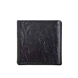 Тарелка Wilmax Slatestone WL‑661106/A, квадратная, 21.5x21.5 см, фарфор, черный