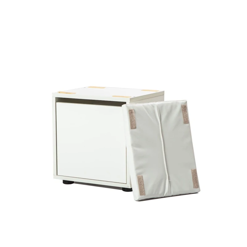 Тумба для обуви Letta, 43х30х38 см, ЛДСП, белая Тумба для обуви Letta, 43х30х38 см, ЛДСП, белая