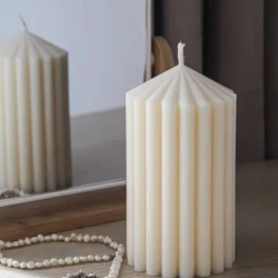 Свеча La Luna, белая, 13х6 см