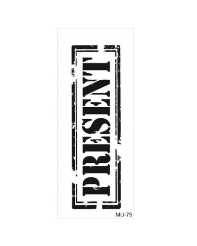 Трафарет Template MU Serie 75, 10х25 Present