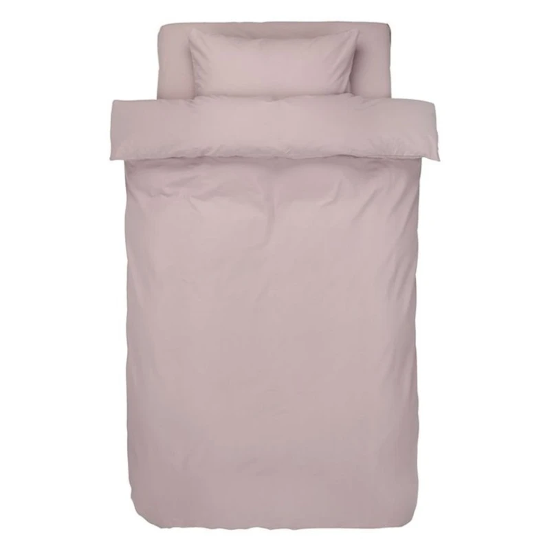 Комплект постельного белья JYSK Ellen, пододеяльник 140x200, простыня 150x250, наволочка 50x70, полутораспальный, хлопок, фиолетовый Комплект постельного белья JYSK Ellen, пододеяльник 140x200, простыня 150x250, наволочка 50x70, полутораспальный, хлопок, фиолетовый