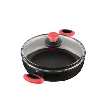 Manqal tavası Leggno, alüminium, qara/qırmızı, 4.4 l, 28 sm