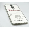 Çexol SS789 Xiaomi Redmi Note 8 Pro üçün Transparent