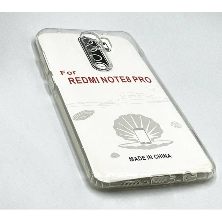 Çexol SS789 Xiaomi Redmi Note 8 Pro üçün Transparent