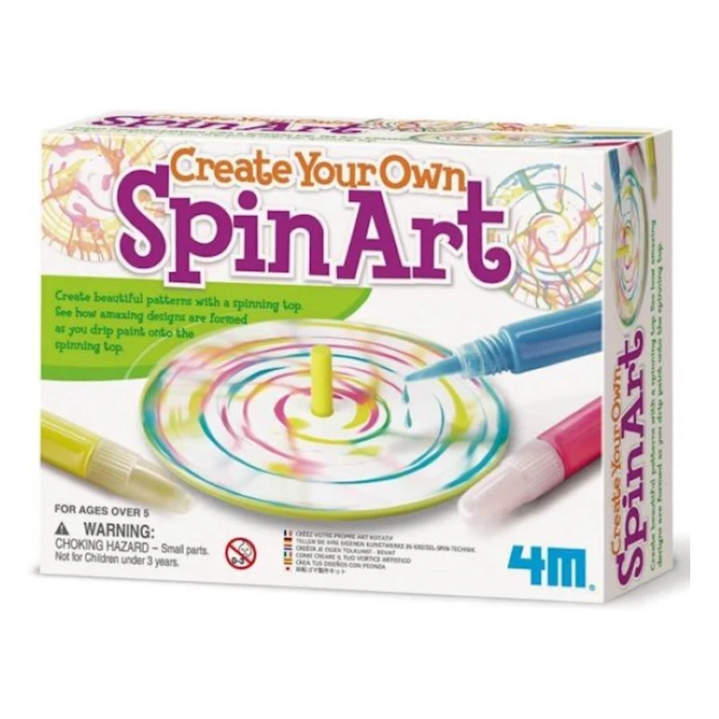 Набор ля рисования 4M Spin Art JE600565, 3+ лет Набор ля рисования 4M Spin Art JE600565, 3+ лет