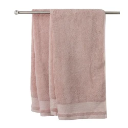 Полотенце для рук JYSK Nora By Kronborg, 70x140 см, хлопок, розовый