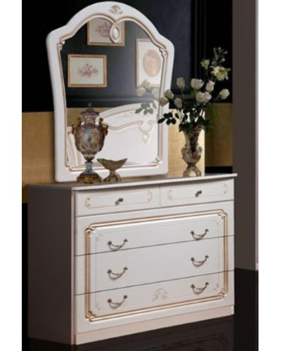 Komod Slonim Valeriya SM-163, MDF membran, krem, 87.7x104x47 sm