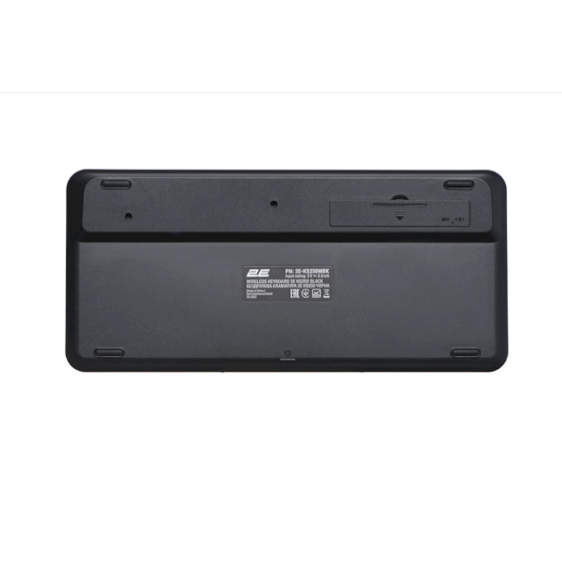 Клавиатура 2E KS250 WL BT Black (2E-KS250WBK)