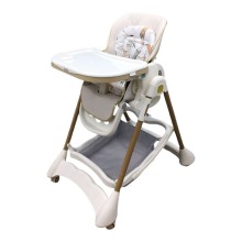 Uşaq yedizdirmə oturacağı Kidilo TB-02153BEW, ağ/bej, 6+ ay