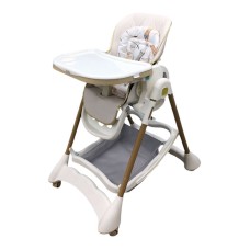Uşaq yedizdirmə oturacağı Kidilo TB-02153BEW, ağ/bej, 6+ ay