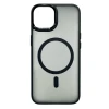 Çexol Magsafe Apple iPhone 15 üçün, Matte Black/Transparent