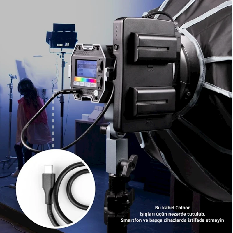 Переходник NP-F to V-mount Colbor VAP1 Переходник NP-F to V-mount Colbor VAP1