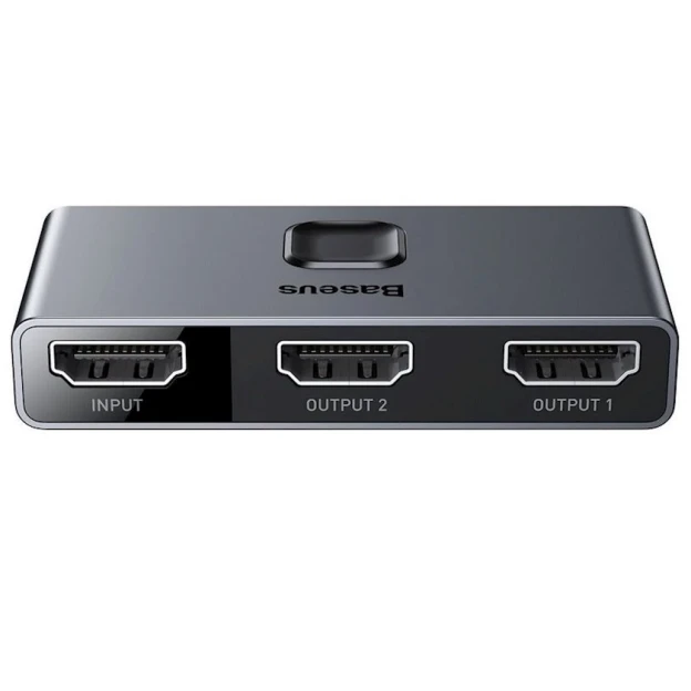 USB HUB Baseus Matrix HDMI Splitter CAHUB-BC0G, Серый USB HUB Baseus Matrix HDMI Splitter CAHUB-BC0G, Серый