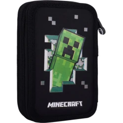 Пенал Yes HP-01 Minecraft World 533643, 14x21x4 см, полиэстер, чёрный Пенал Yes HP-01 Minecraft World 533643, 14x21x4 см, полиэстер, чёрный