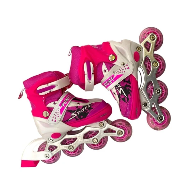 Roliklər uşaqlar üçün ST00208, çəhrayı, ölçü S (31-34)