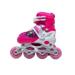 Роликовые коньки для детей ST00208, розовые, размер S (31-34) Роликовые коньки для детей ST00208, розовые, размер S (31-34)