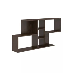 Настенная полка Art Mebel 150, ламинат, 60х120х20 см, коричневая Настенная полка Art Mebel 150, ламинат, 60х120х20 см, коричневая