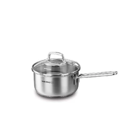 Ковш Korkmaz Perla Saucepan A1648, 16x8 см, 1.6 л, Серебристый