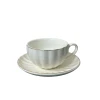 Набор чашек с блюдцами ZGH_00373, 12 шт, белый Набор чашек с блюдцами ZGH_00373, 12 шт, белый