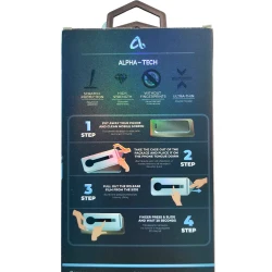 Qoruyucu şüşə Premium Protective Glass Alpha-tech Apple iPhone 14 Pro Max üçün Black