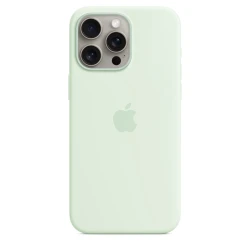 Çexol Apple Silicone Case with MagSafe iPhone 15 Pro üçün Mint