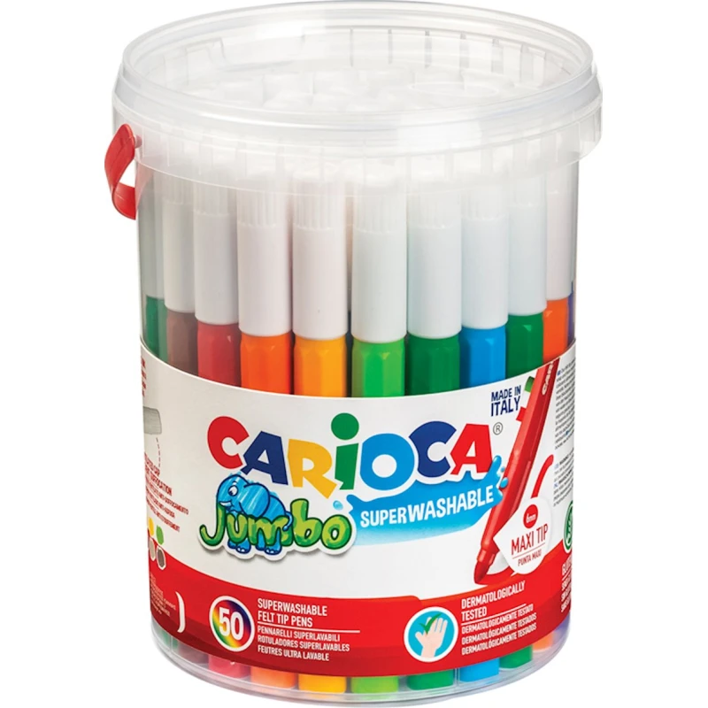 Flomaster dəsti Carioca Jumbo 50 əd