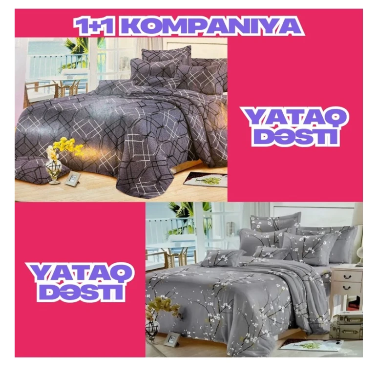 Комплект постельного белья Luxe-DD-004, простыня 200x220 см, пододеяльник 200x220 см, наволочки 50x70 см 2 шт+ простыня 150x220 см, пододеяльник 150x220 см, наволочки 50x70 см 2 шт