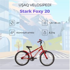Velosiped Stark Foxy 20, qırmızı, 20