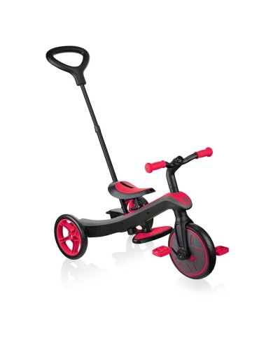Üçtəkərli velosiped Globber Explorer Trike 4 in 1 Red