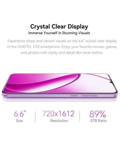 Smartfon Oukitel C53 4(+4)GB/64GB Purple
