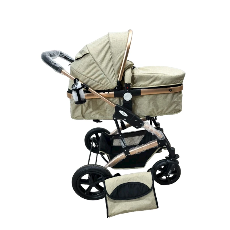 Детская коляска Luna 562FXD, бежевая Детская коляска Luna 562FXD, бежевая