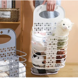 Корзина для белья UM001001111, 50x27x5 см, белый