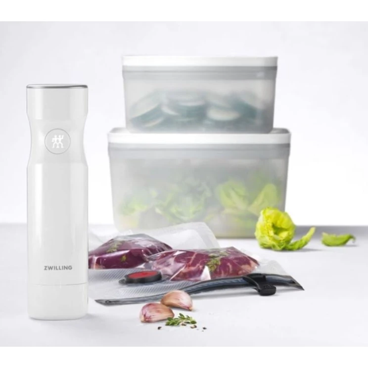 Вакуумный набор Zwilling Fresh & Save 368070070, пластик, белый, 7 предметов Вакуумный набор Zwilling Fresh & Save 368070070, пластик, белый, 7 предметов