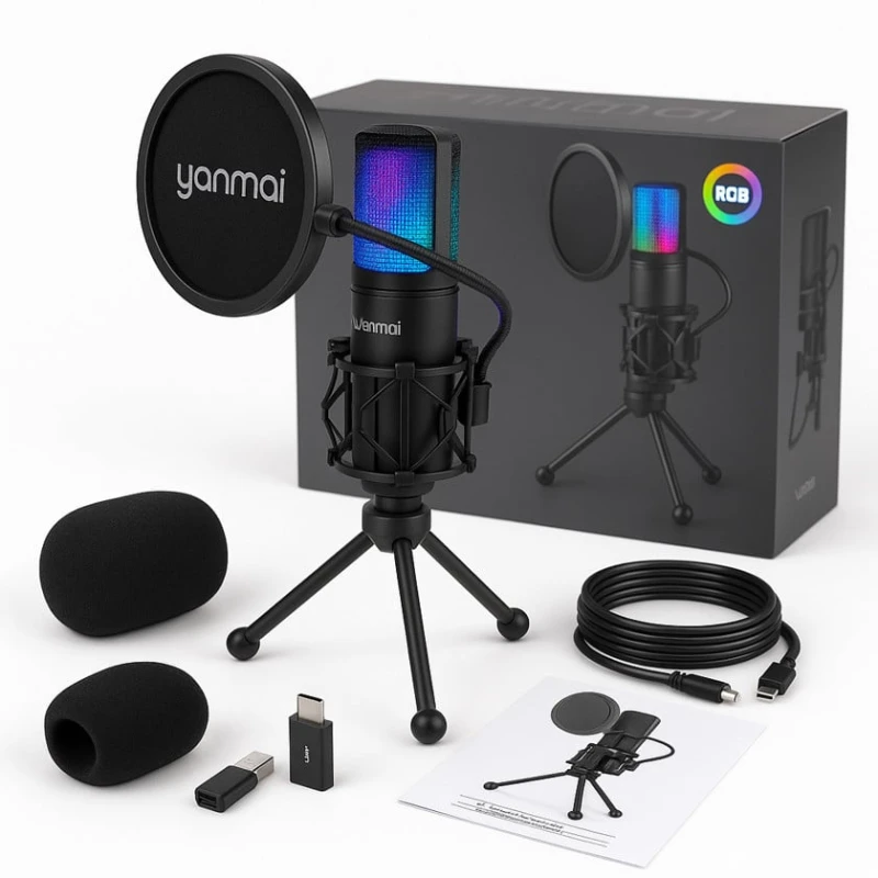 Беспроводной микрофон Yanmai SF-777W RGB Беспроводной микрофон Yanmai SF-777W RGB