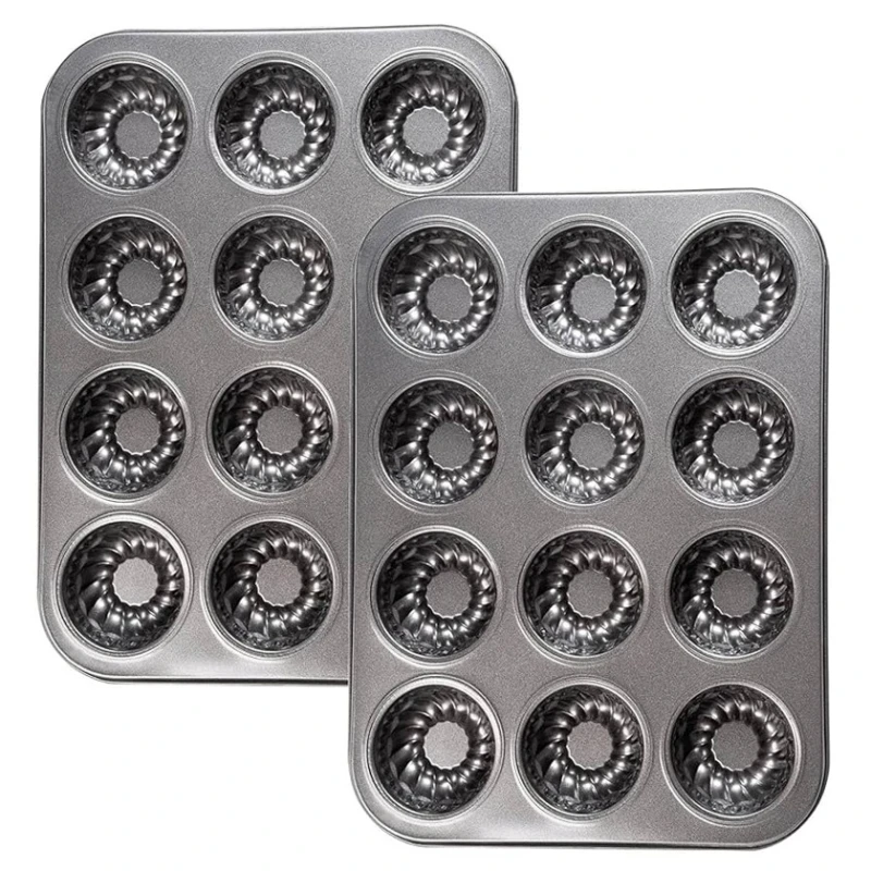 Форма для кексов ASM 026, металл, черная