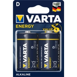 Батарейка Varta Energy D LR20, 2 шт