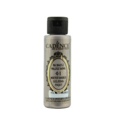 Akril boya-metallik Cadence Waterbased Gilding Paint 113 Antique Silver 70 ml