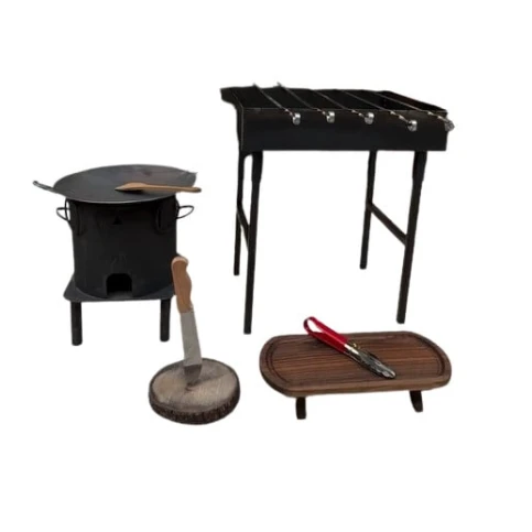 Manqal dəsti, 7 parça Manqal dəsti, 7 parça