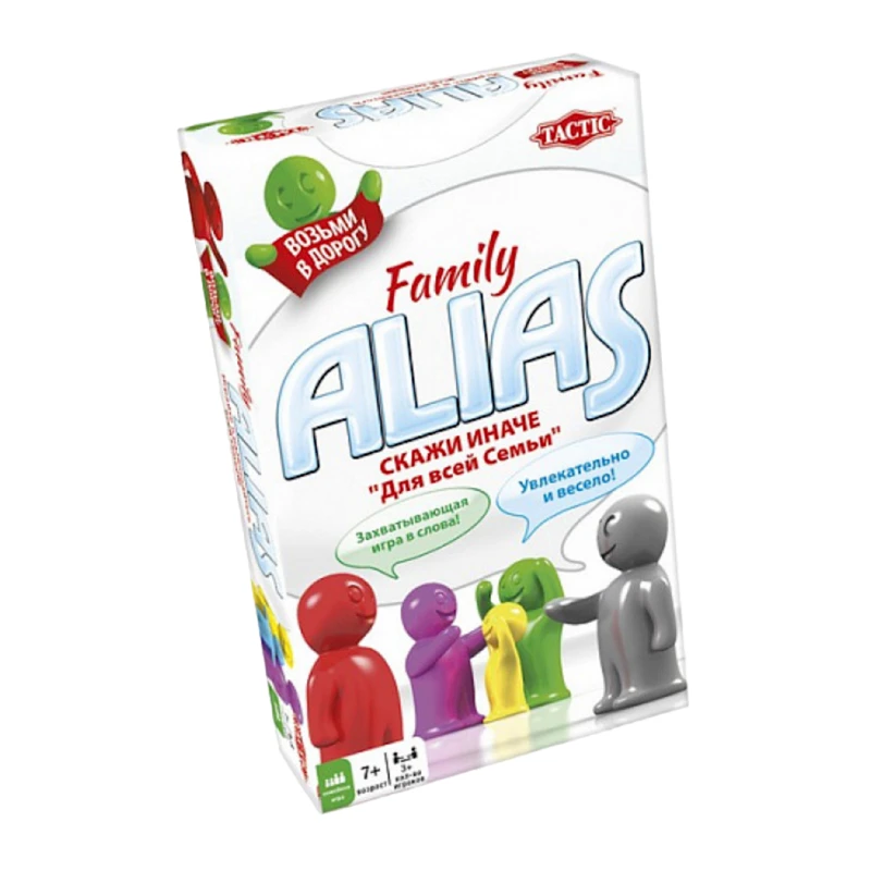 Stolüstü oyun Tactic Family Alias 53374, 7+ yaş, məhsul çeşiddə